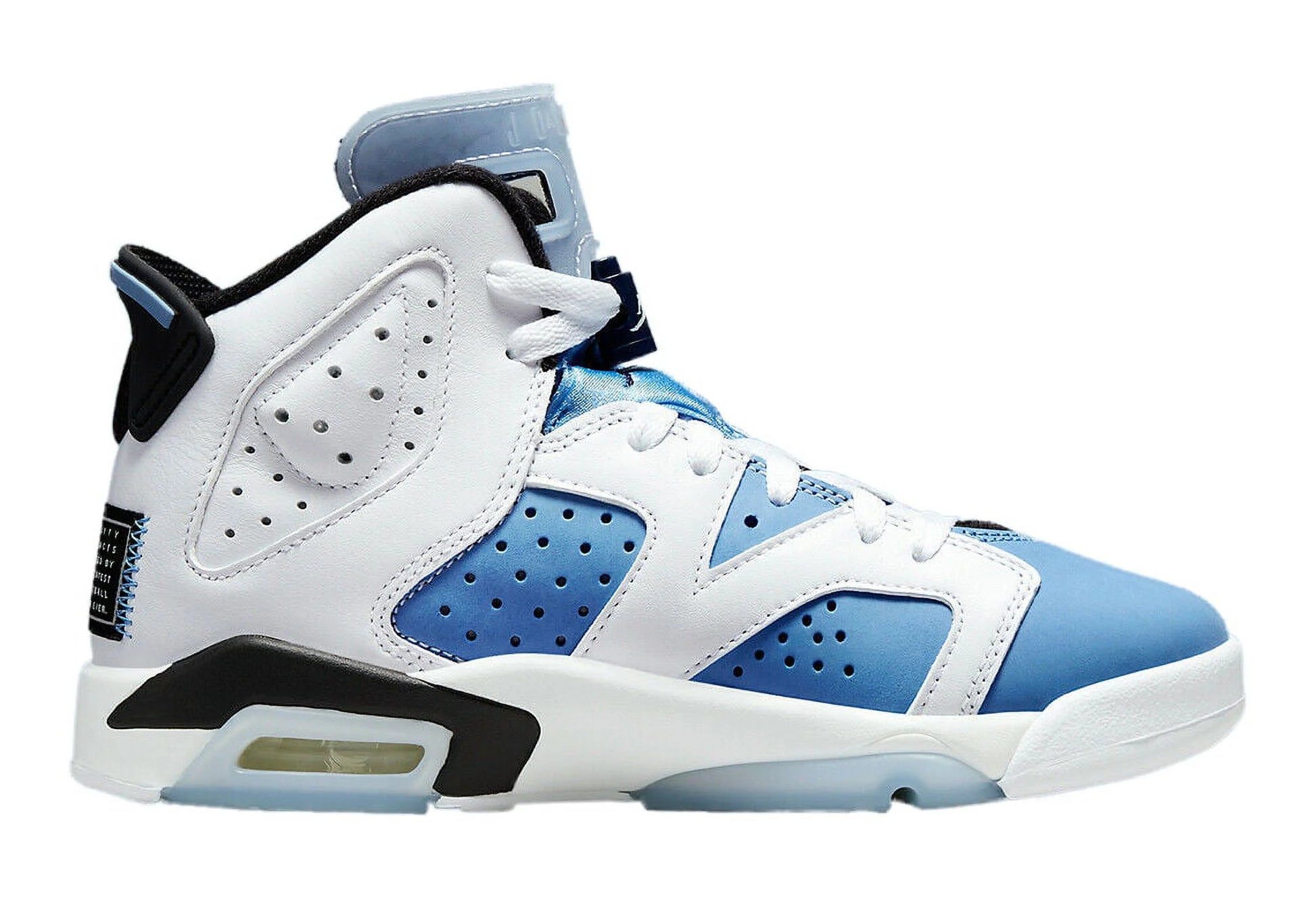 Air  6 Retro 'White / UNC University Blue' (2022) (GS)