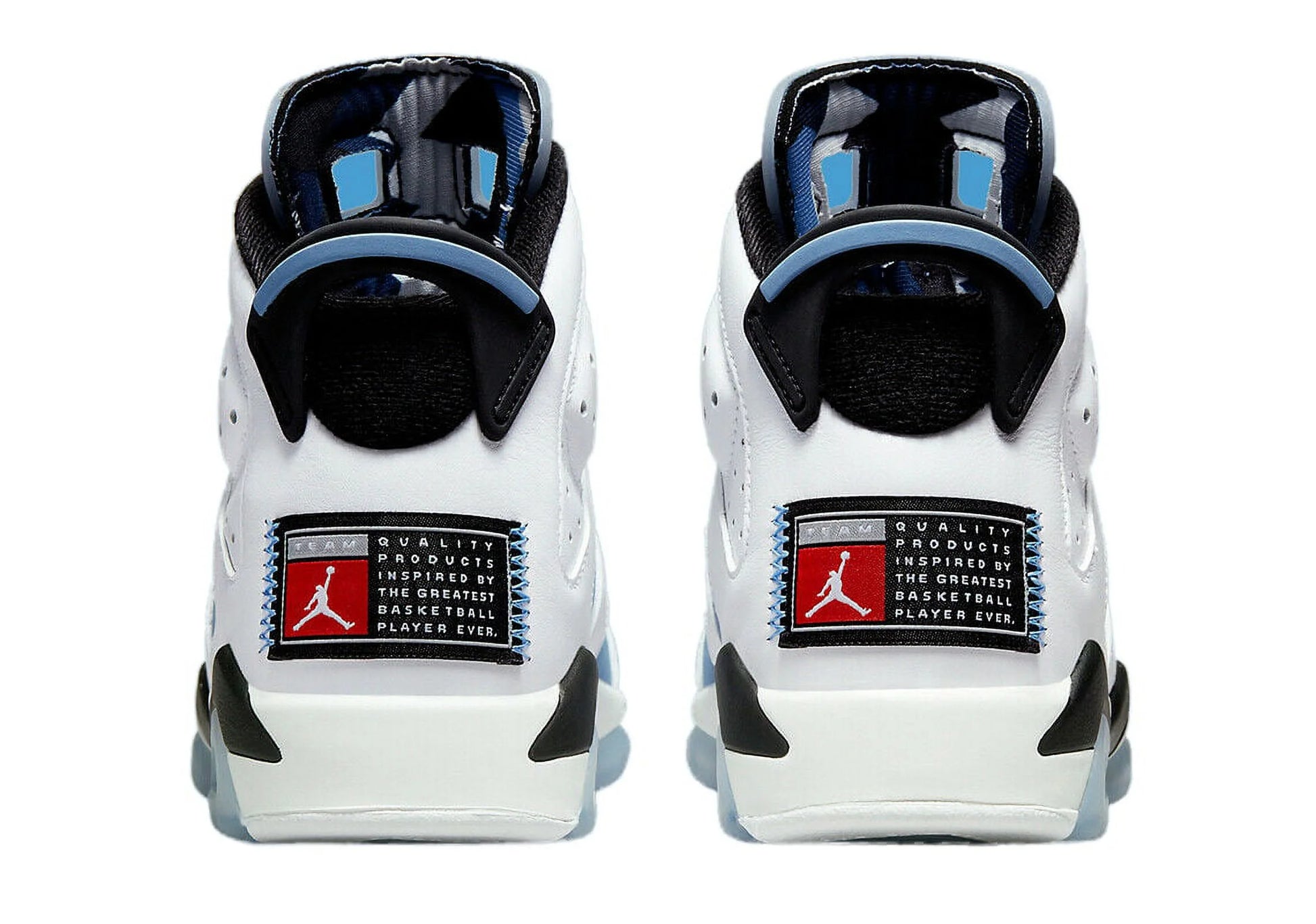Air  6 Retro 'White / UNC University Blue' (2022) (GS)